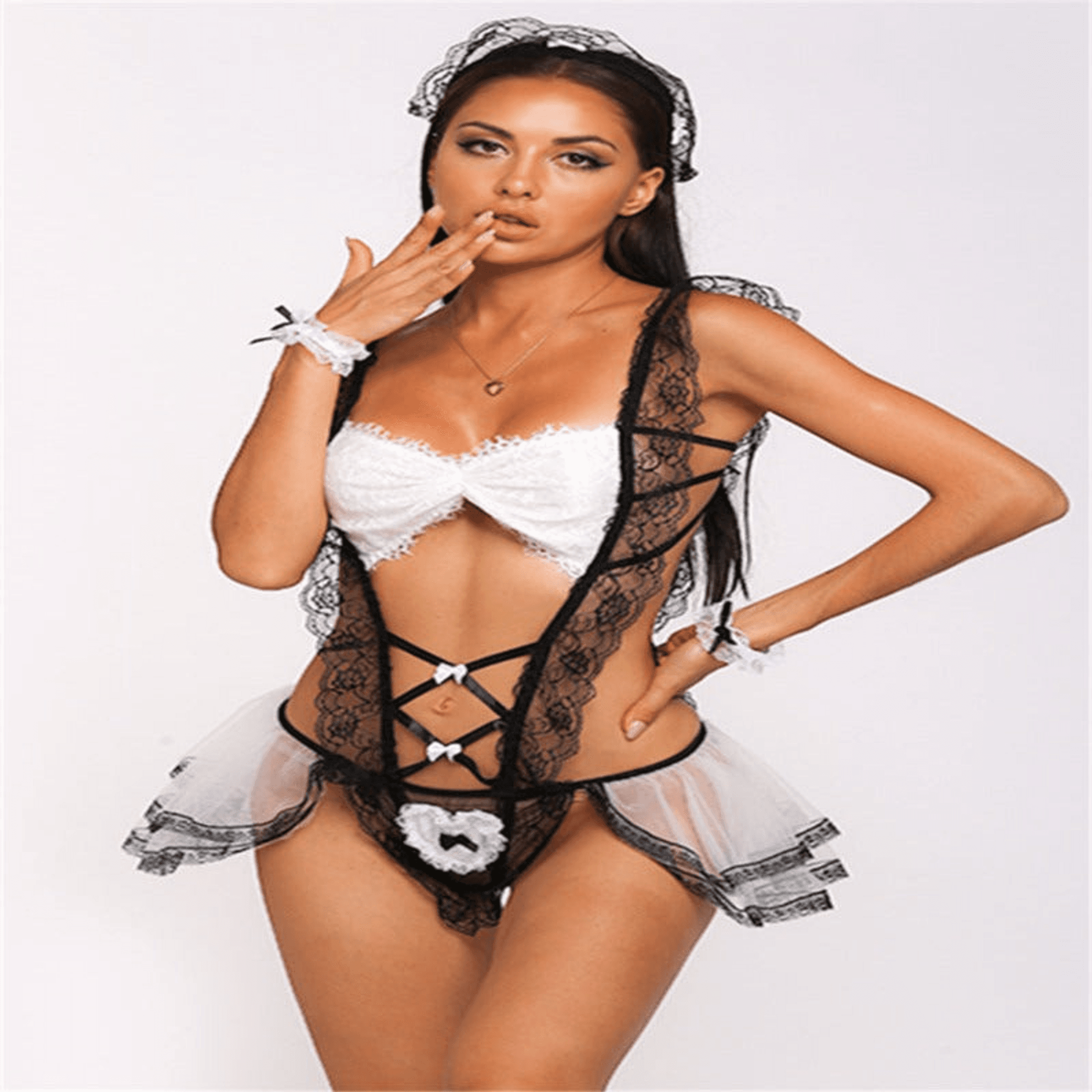Maid Style Lace Hollow Collection