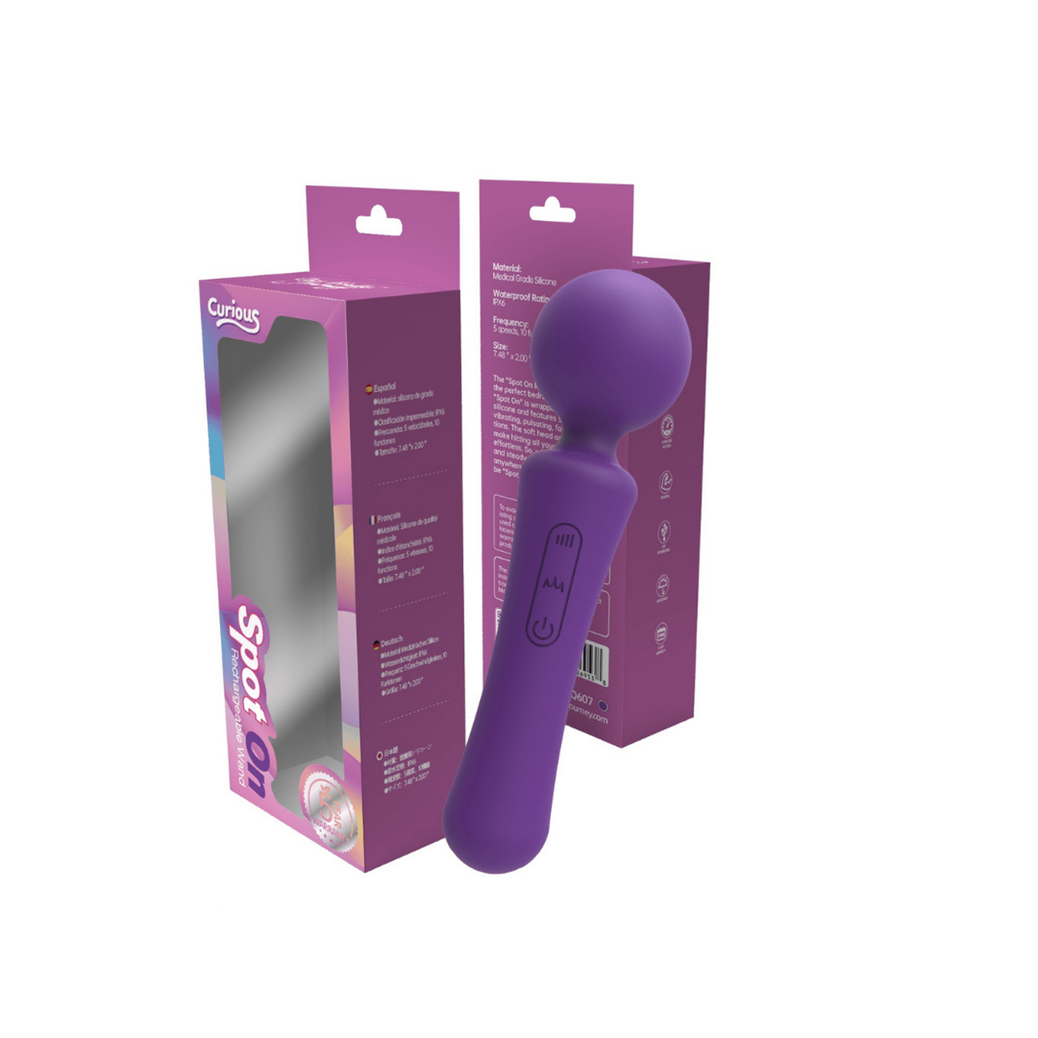 Spot On Rechargeable Wand – Cordless Wand Massager