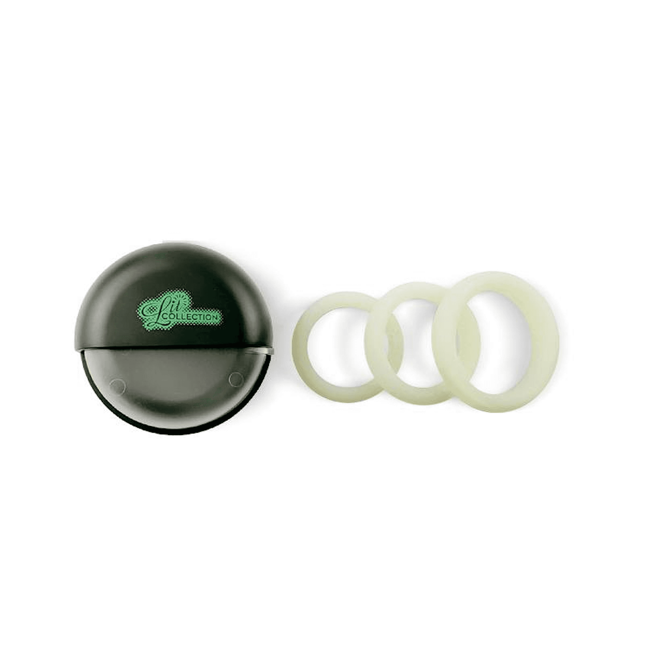 Go Glow Cock Rings 3 Sizes – Glow-In-The-Dark Ring Set