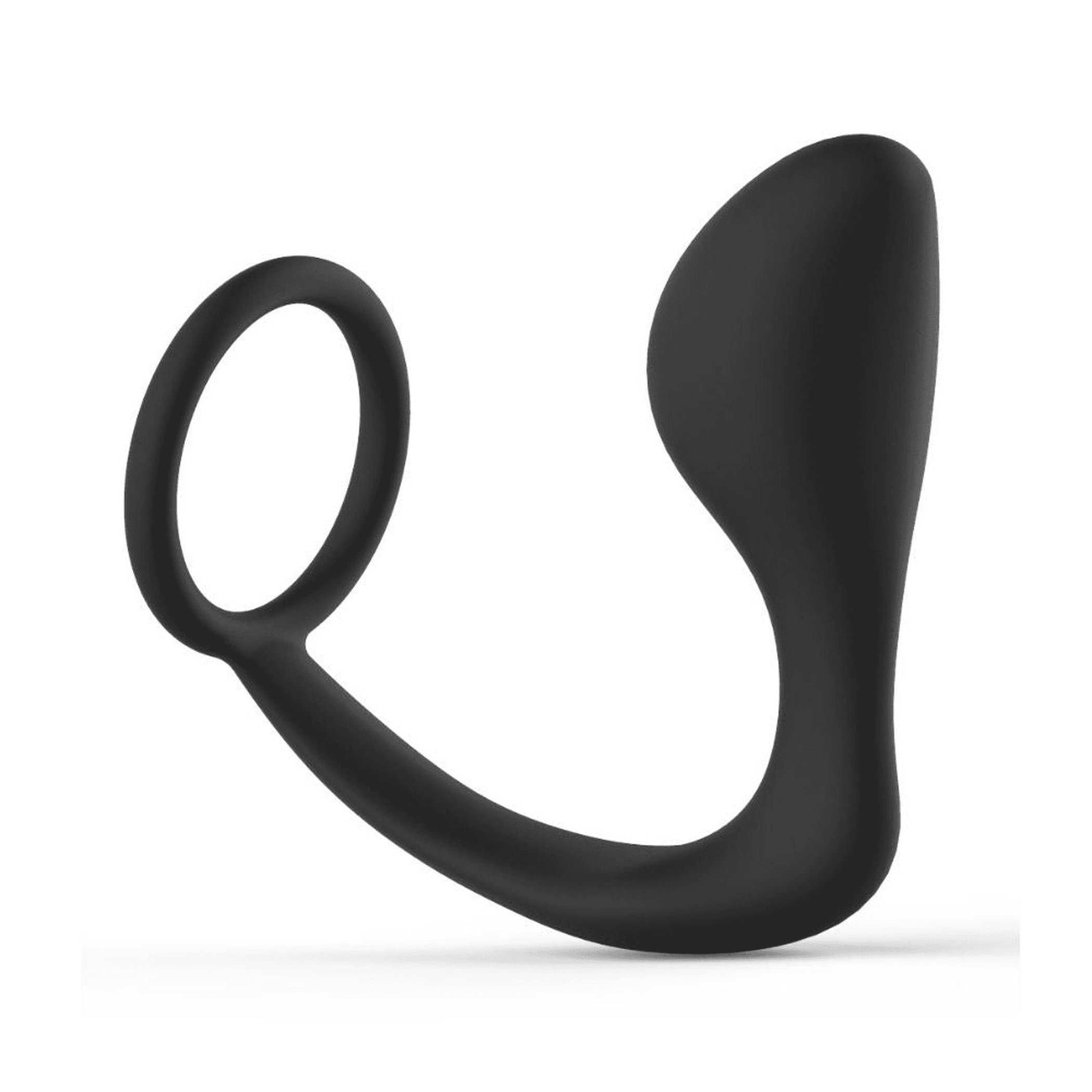 OEJ Anal Tease Silicone Cock Ring & Plug