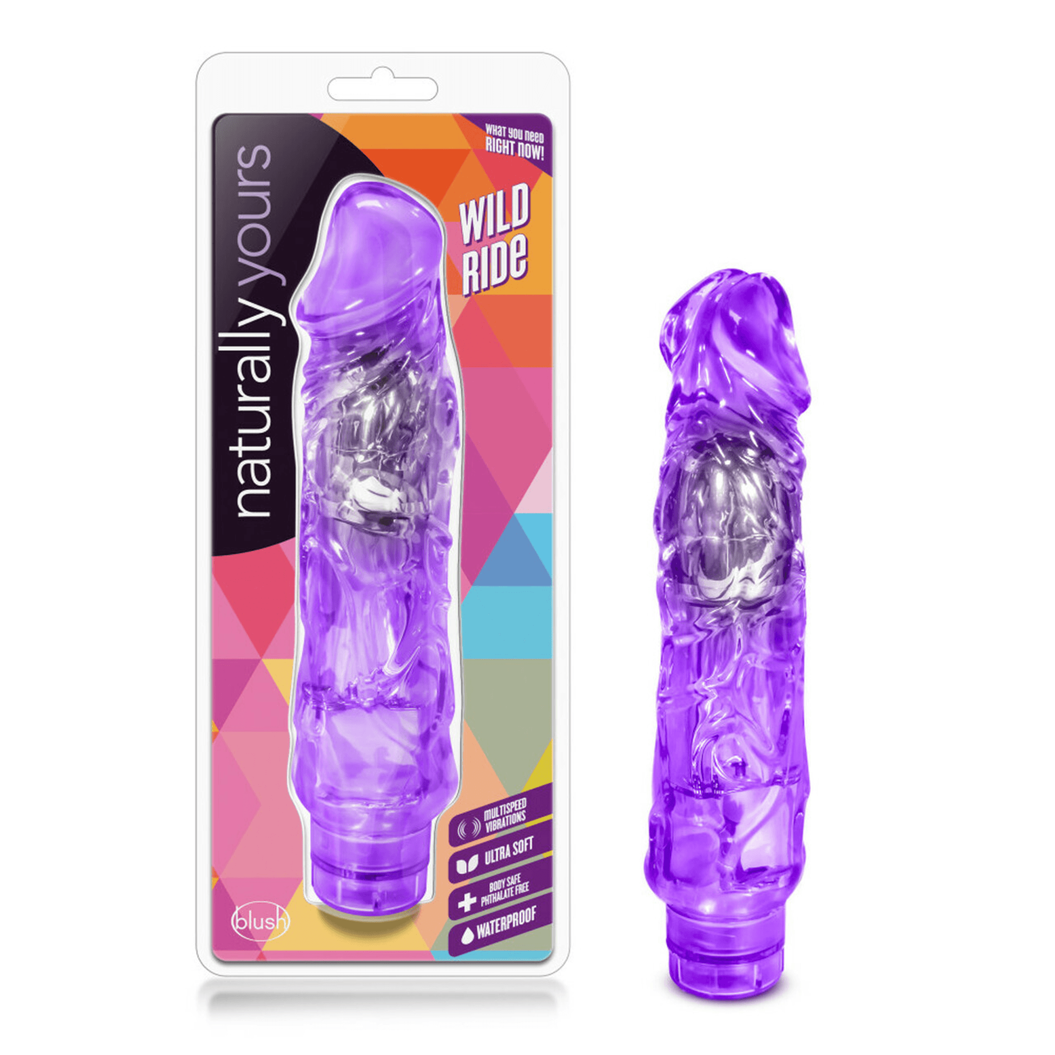 Naturally Yours Wild Ride Purple Vibrator