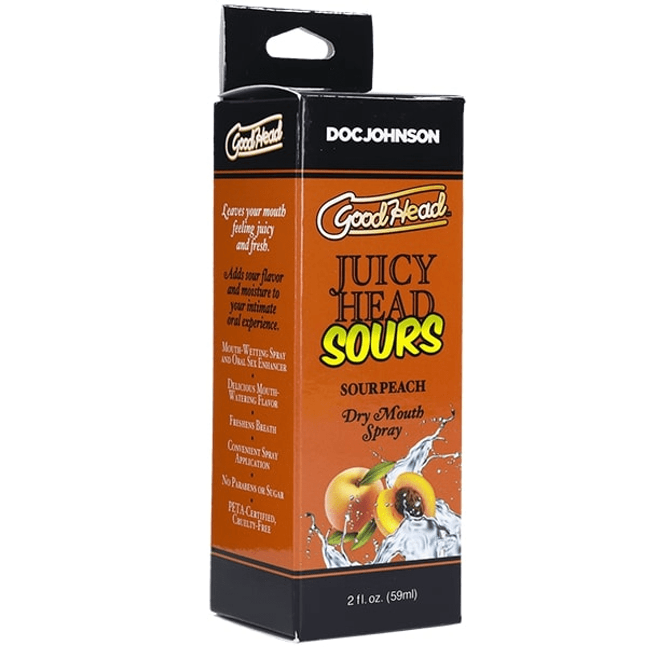 Juicy Head Sours Mouth Spray Peach 2 oz
