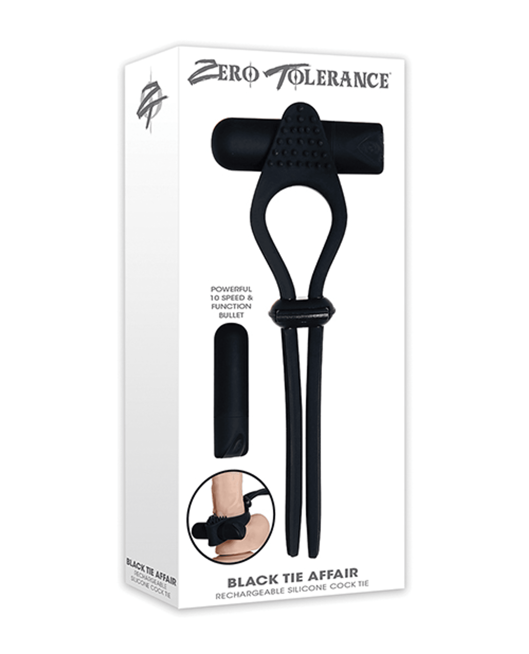 Zero Tolerance Black Tie Affair Vibrating Cock Ring