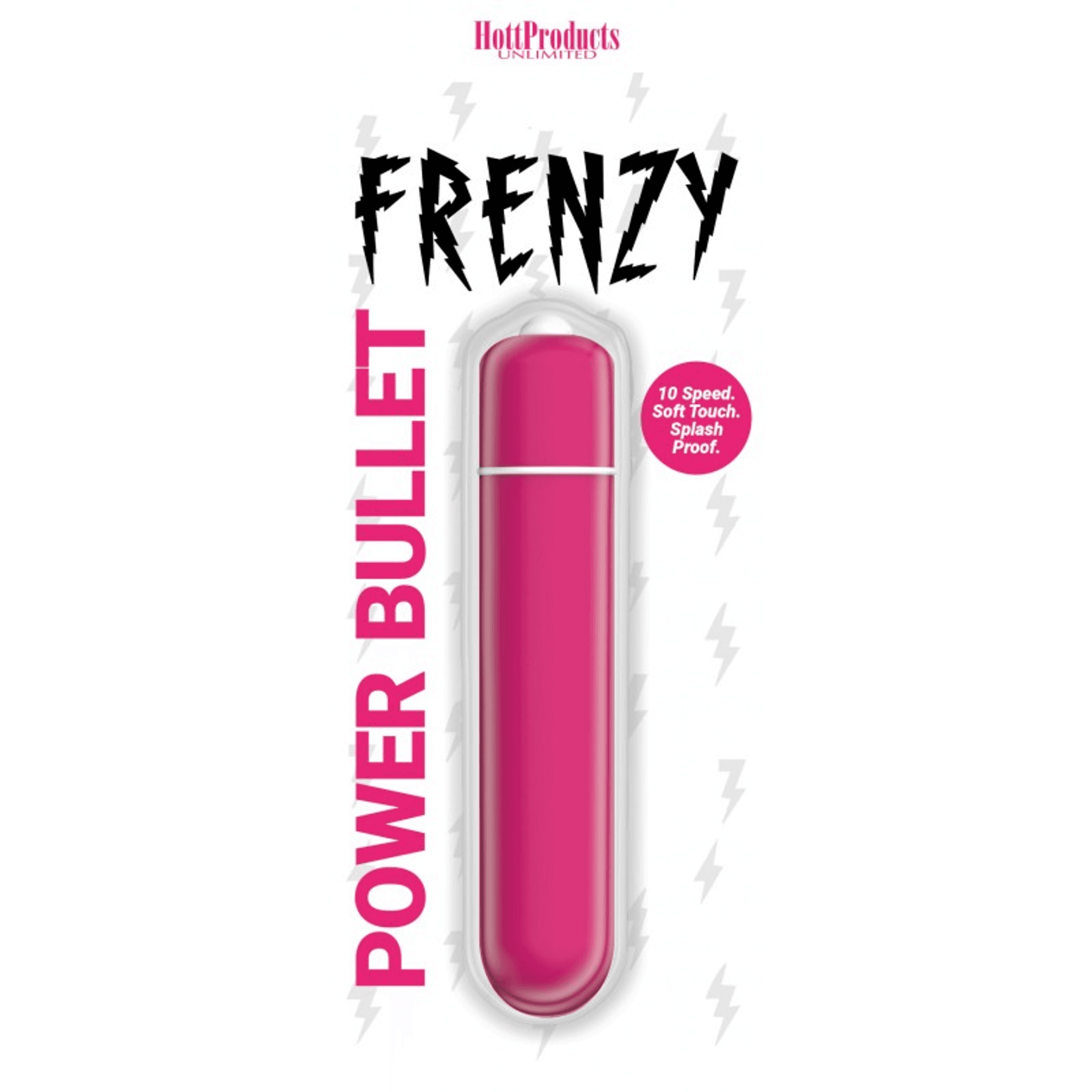 Frenzy Power Bullet Pink 10-Speed Mini Vibrator