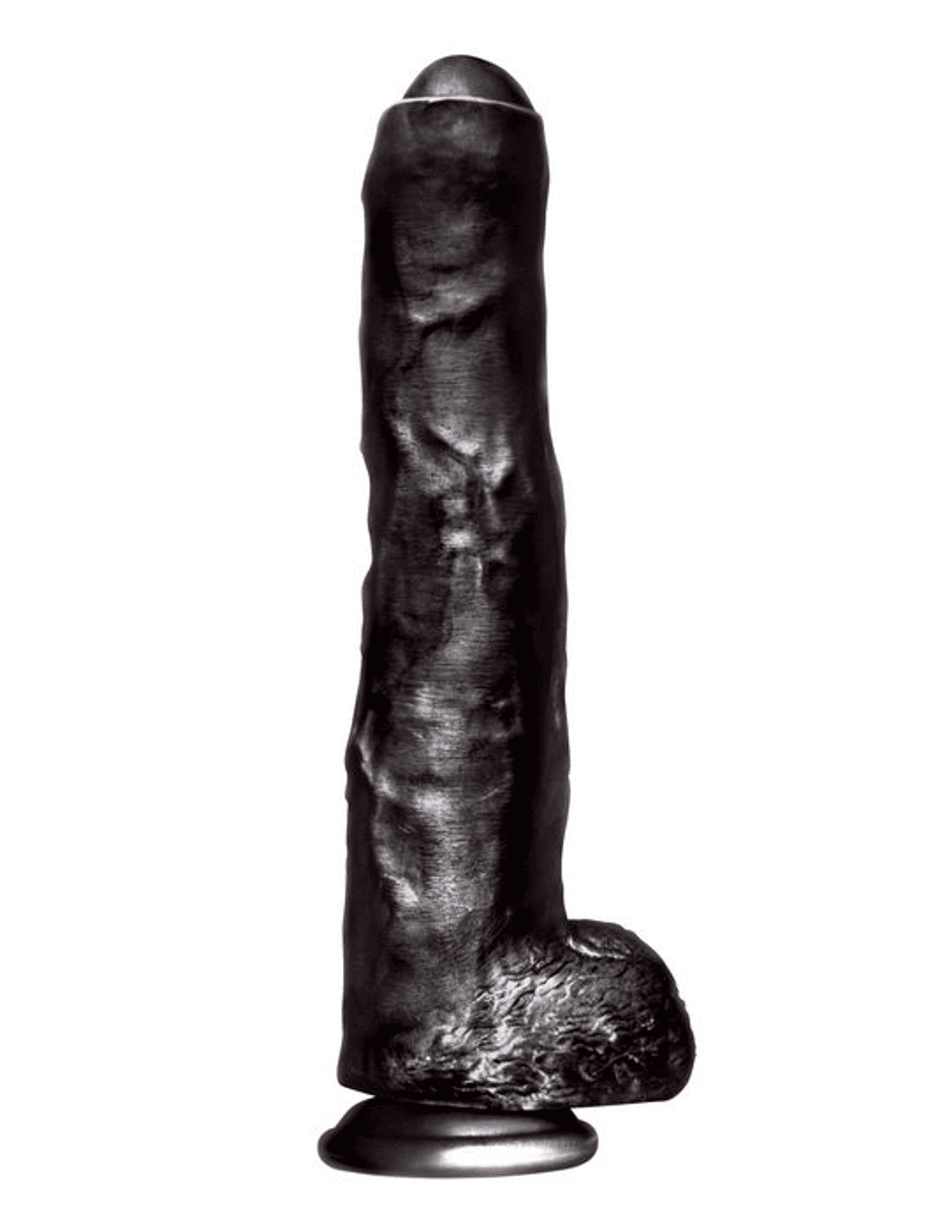 Falcon Uncut Realistic Dildo - Dark Tone