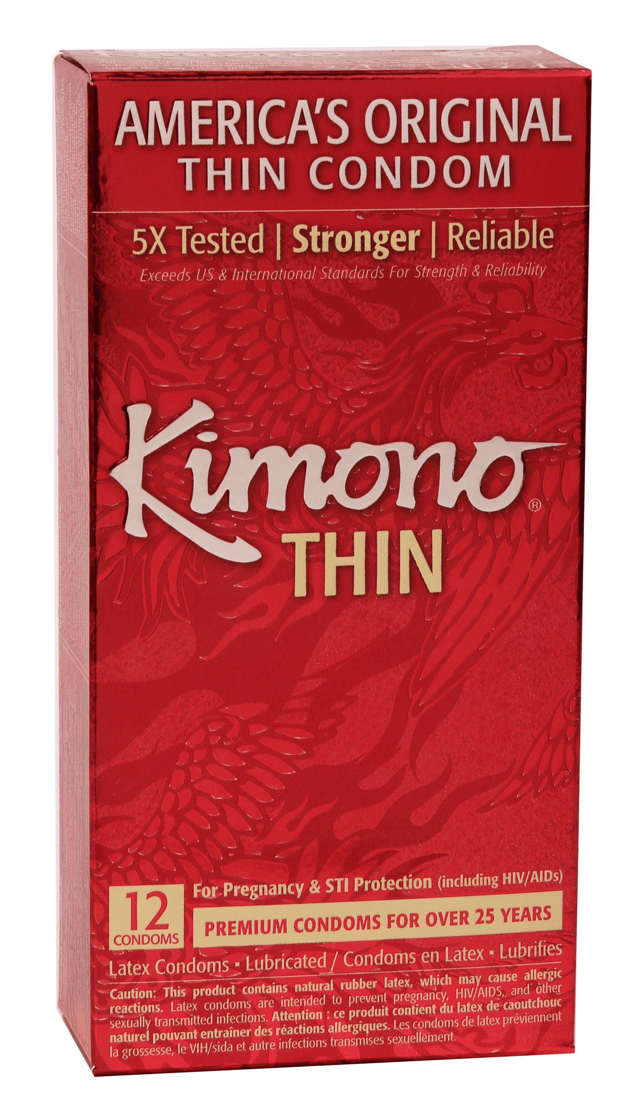 Kimono Lubricated Condoms 12 Pack