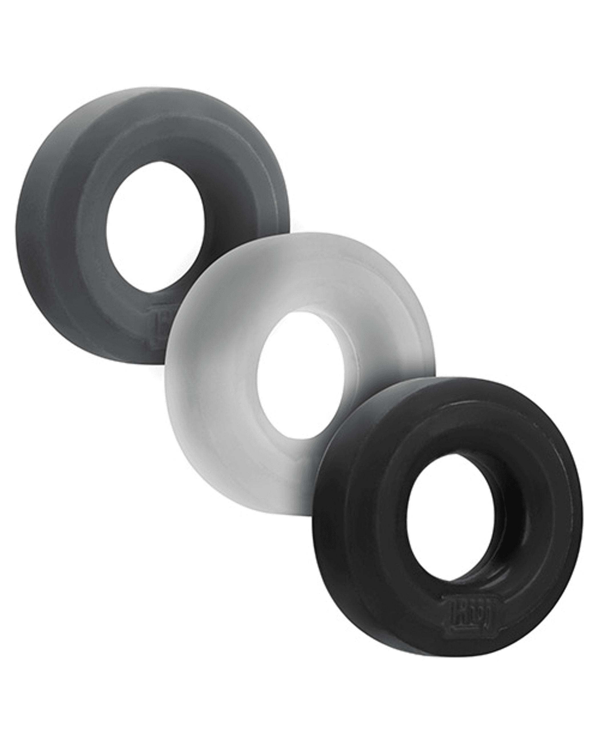 HunkyJunk HUJ C-Ring 3-Pack in Tar and Multi Colors