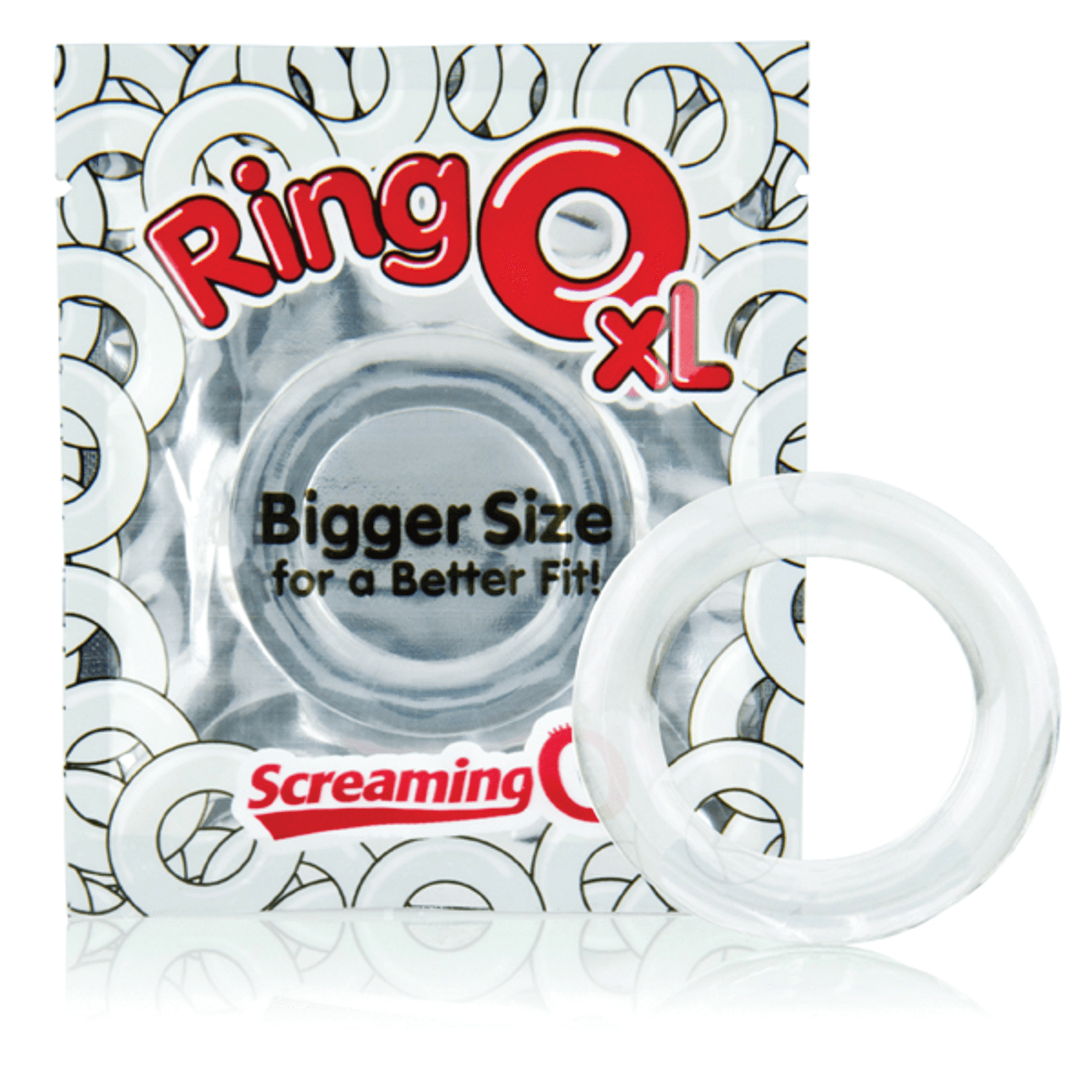 Ring O XL 18pc Clear Display – Stretchy Cock Ring Multipack