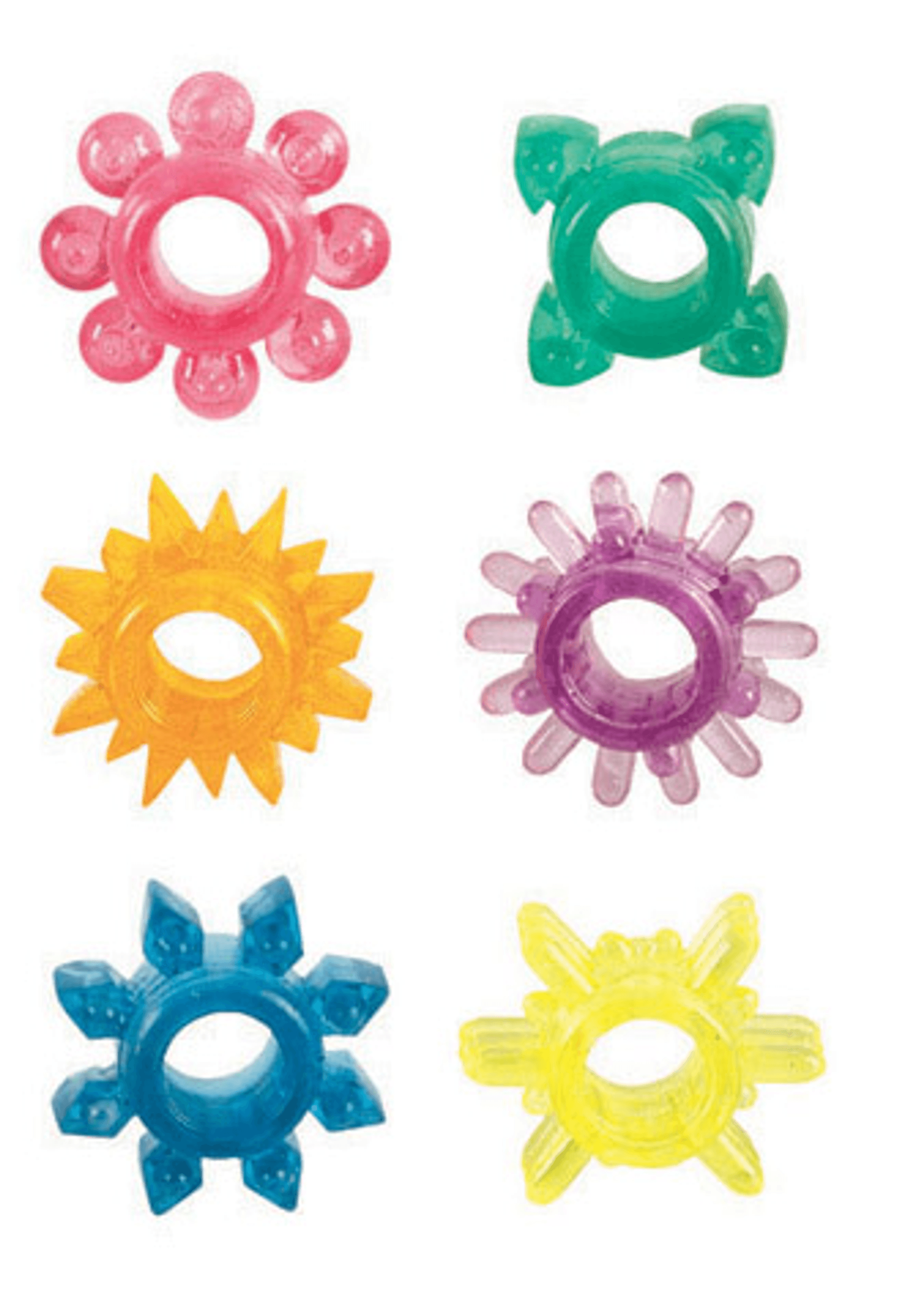 Senso 6 Pak Cock Rings
