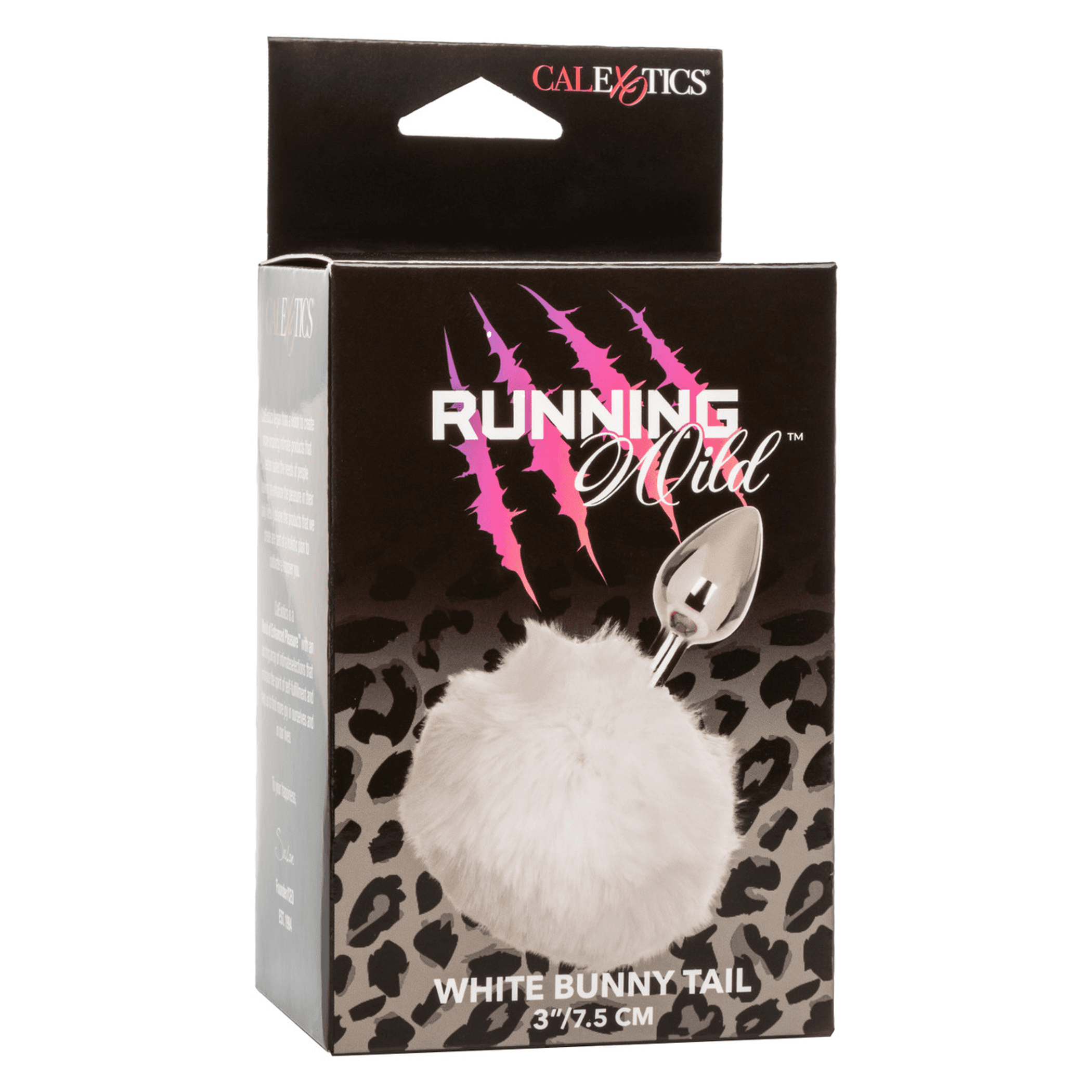 Running Wild White Bunny Tail Plug – Playful Roleplay Accessory