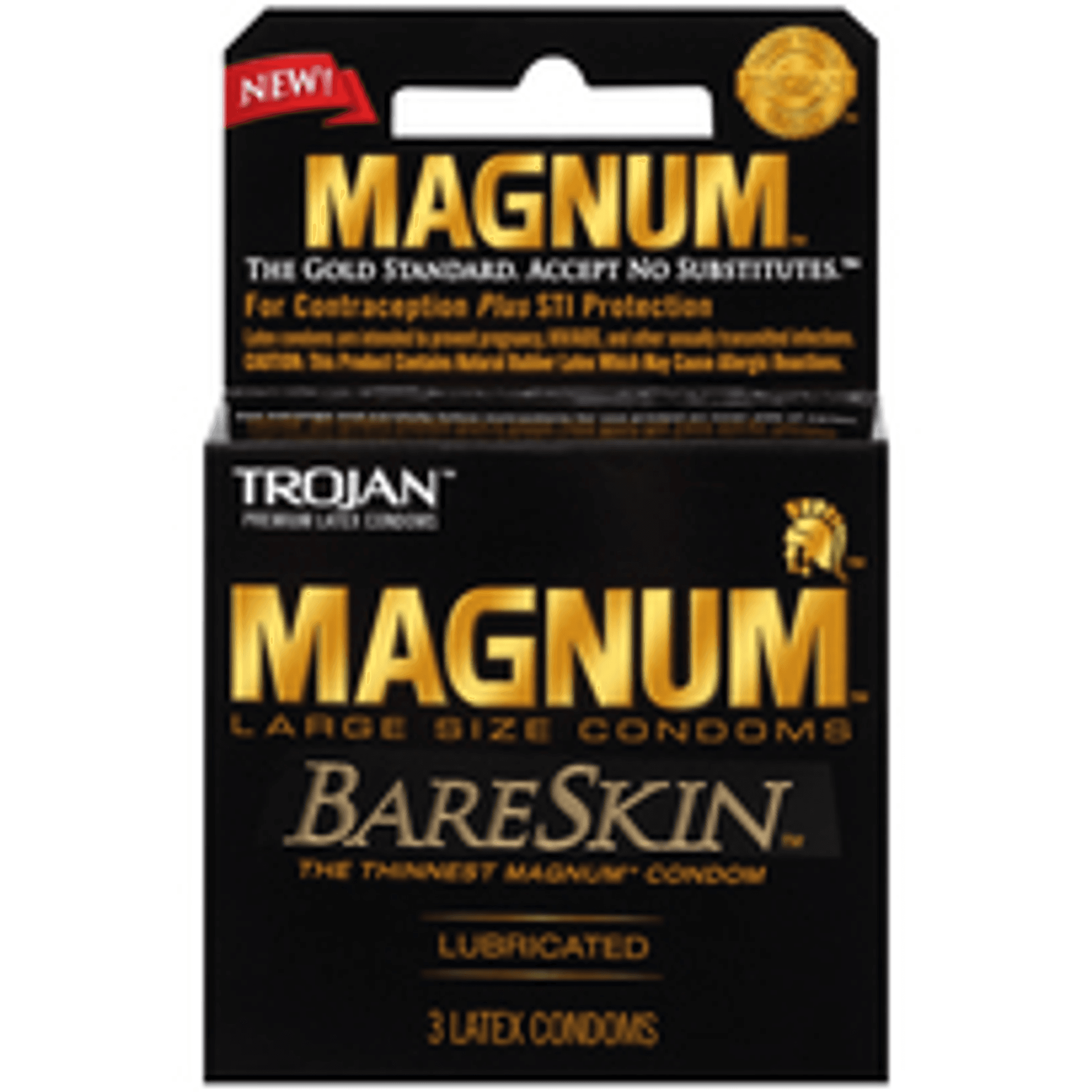 Trojan Magnum Bareskin Condoms 3 Pack