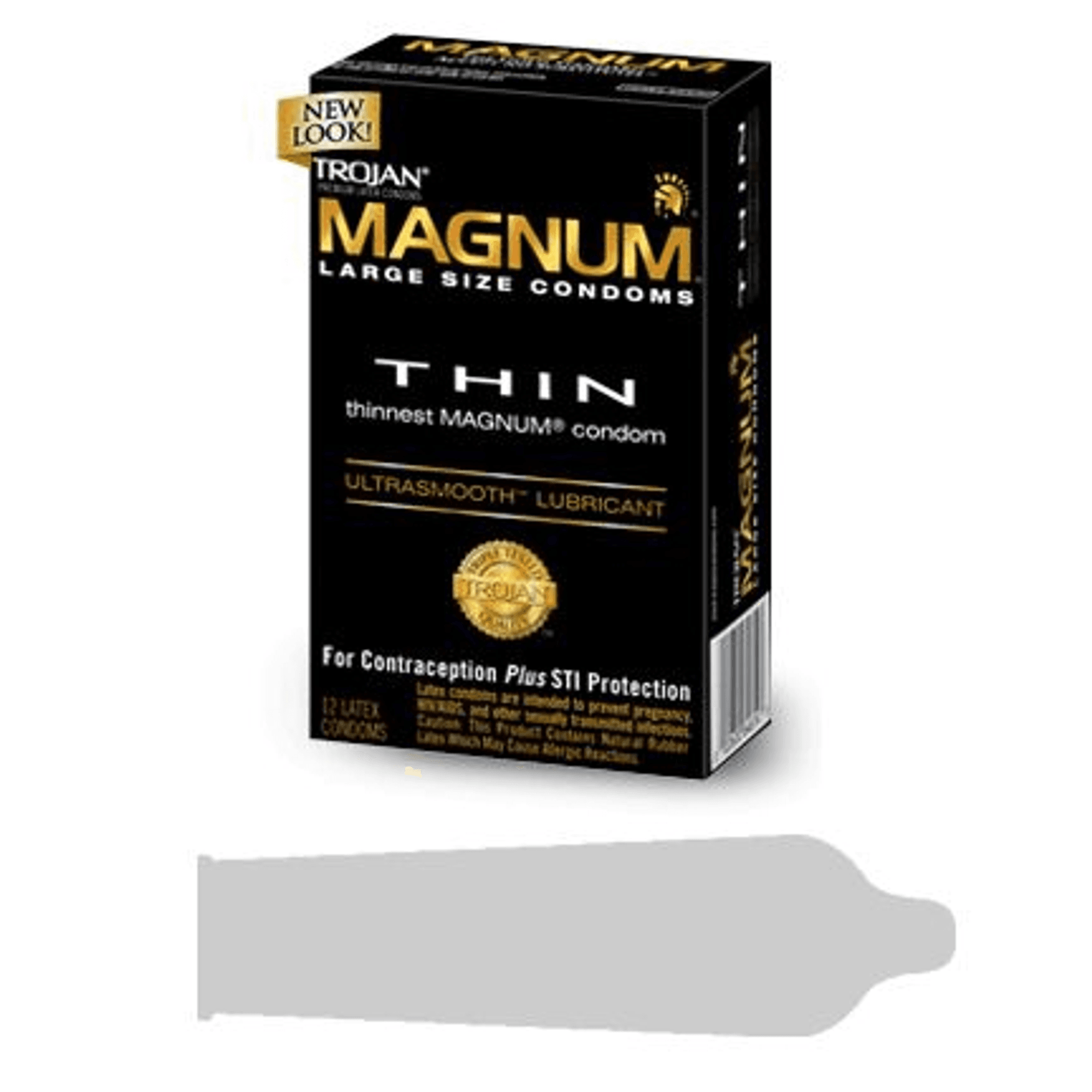 Trojan Magnum Thin Condoms 12 Pack