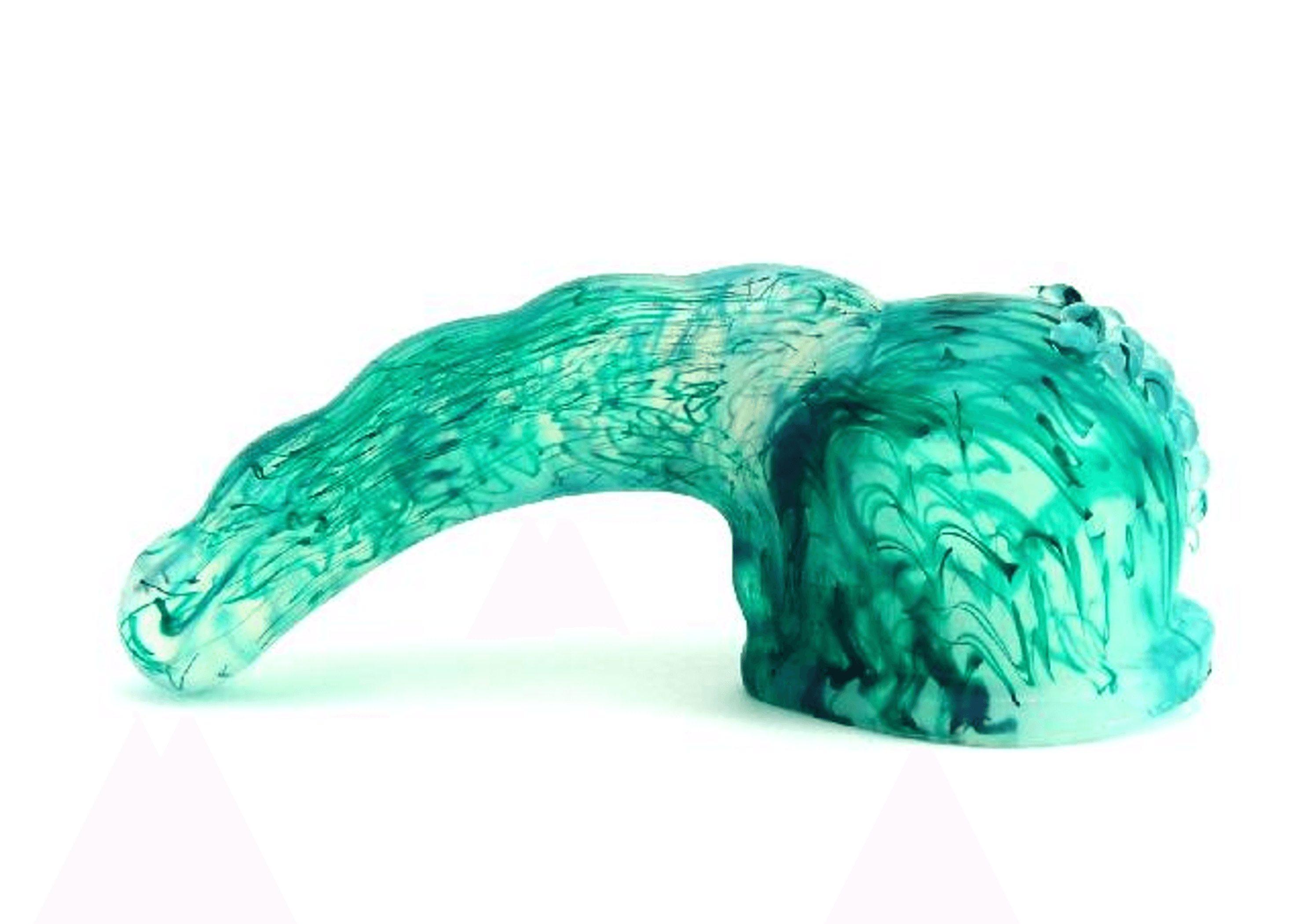 Gee Whizzard Green Marble – Premium Silicone Toy