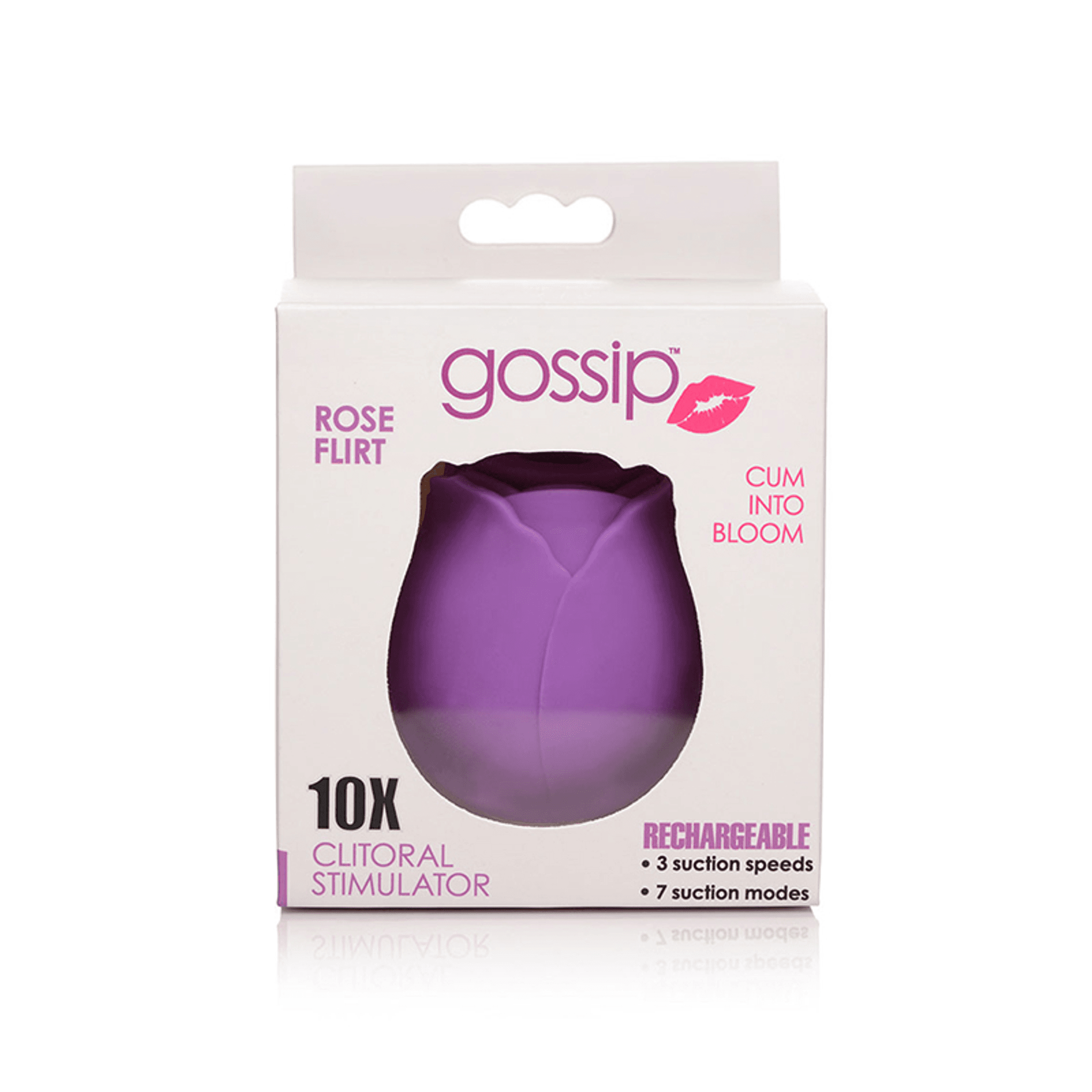 Gossip Rose 10X Silicone Clit Suction Stimulator