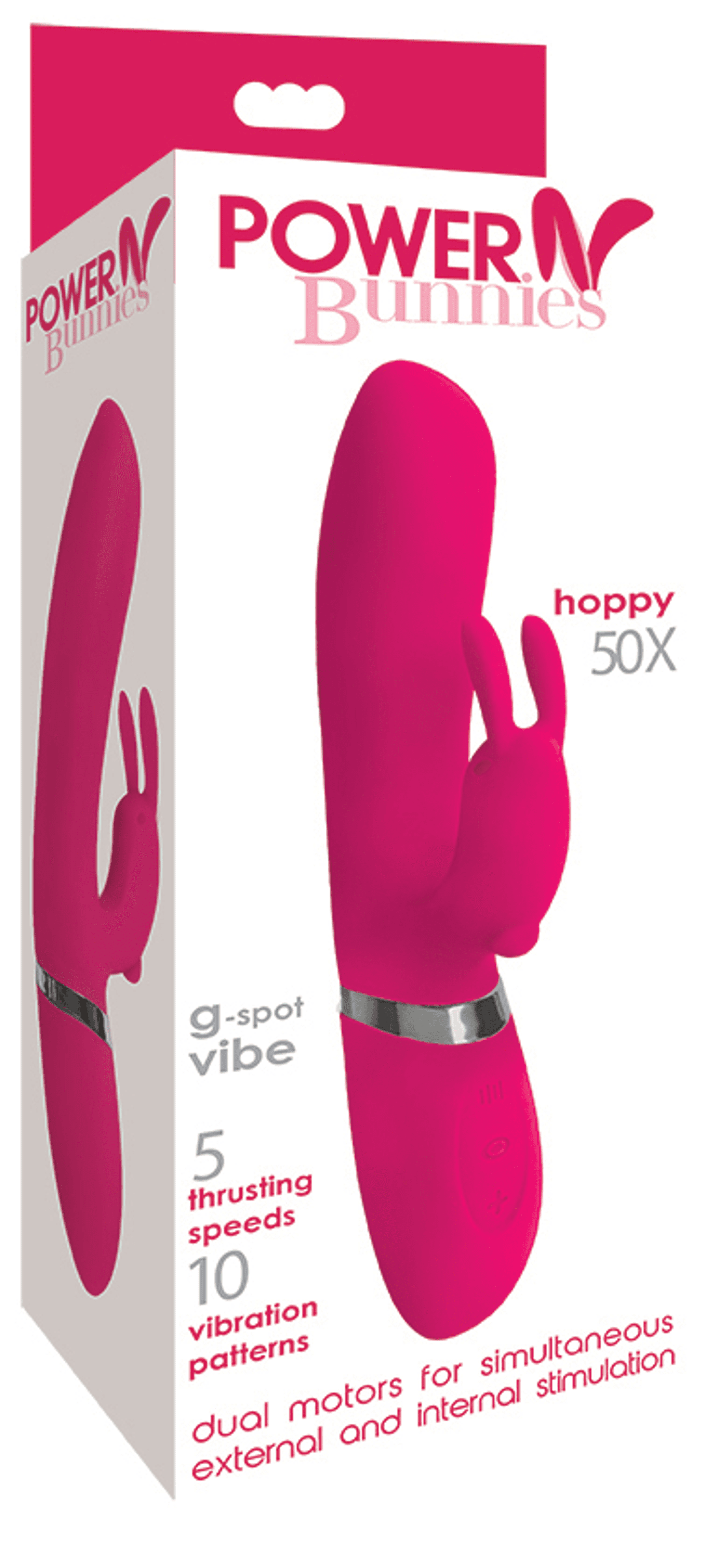 Power Bunnies Hoppy 50X Rechargeable Vibrator