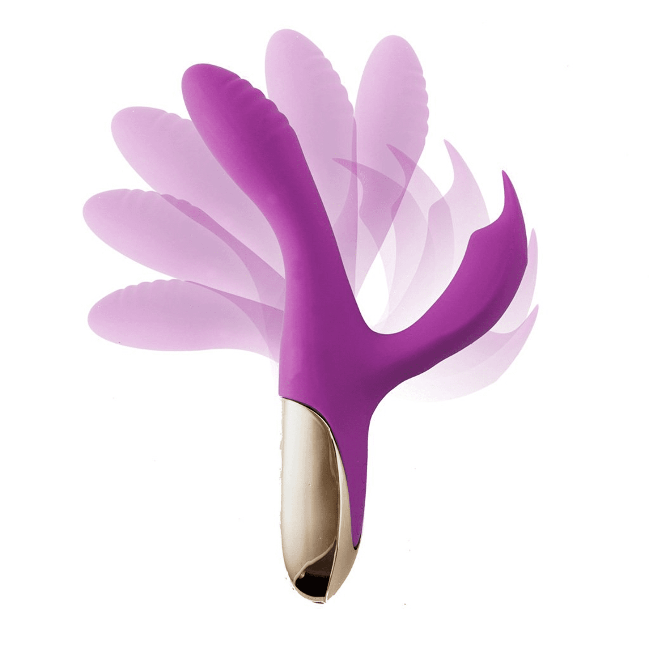 Skyler Silicone Bendable Rabbit – Purple Rechargeable
