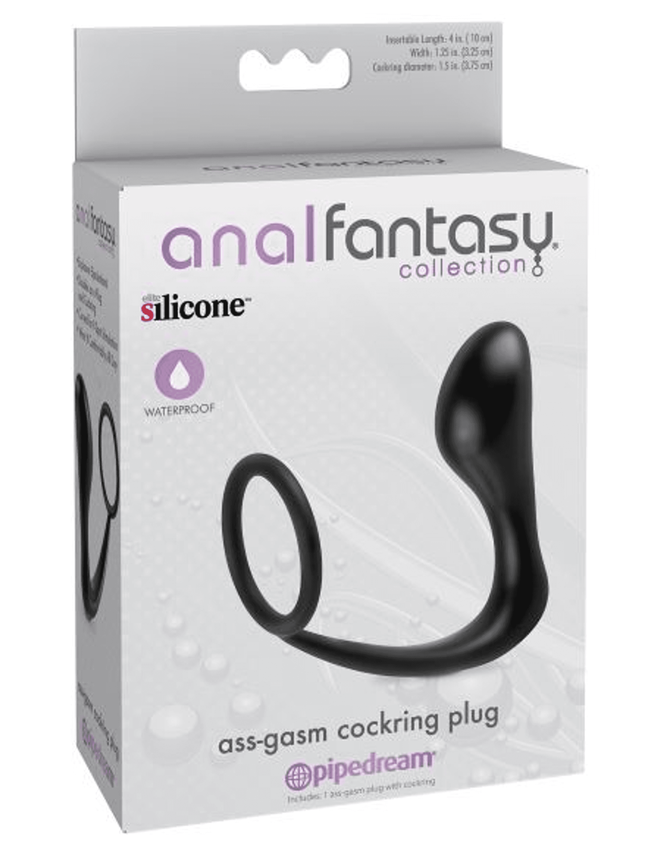 Anal Fantasy Ass-Gasm Cockring Plug
