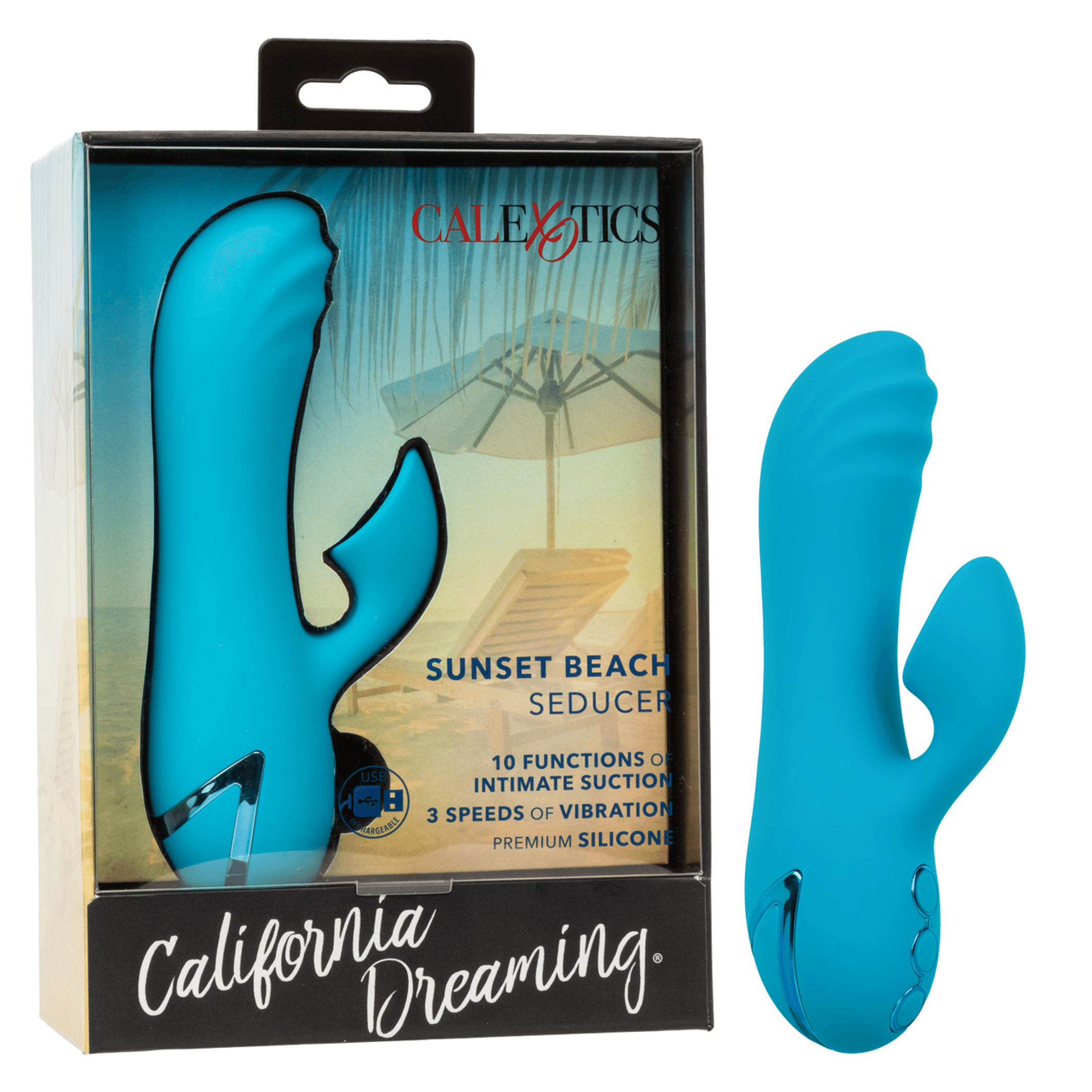 California Dreaming Sunset Beach Rabbit Vibrator