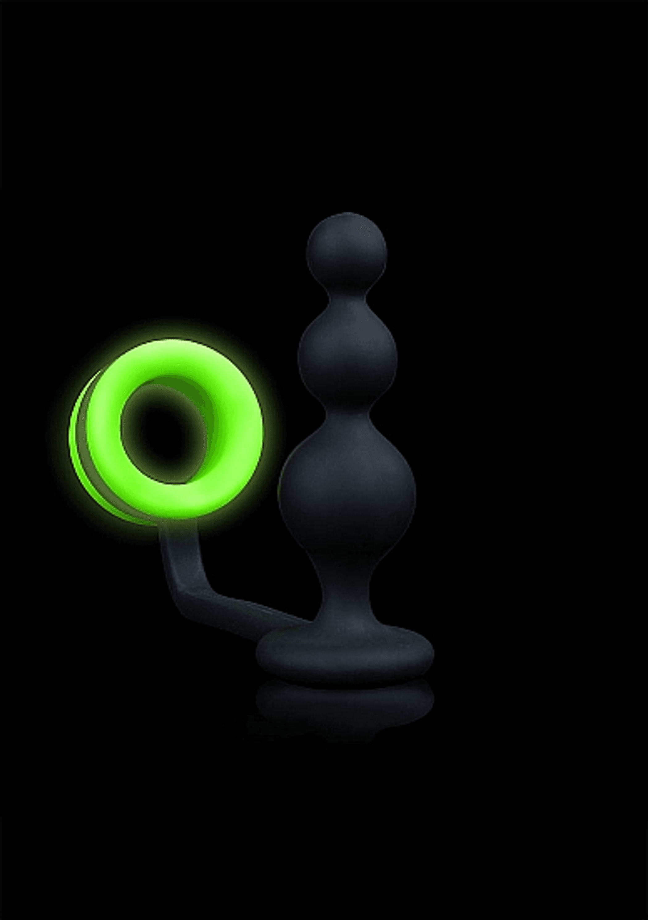 Glow Beads Butt Plug & Cock Ring Set – Glow In The Dark