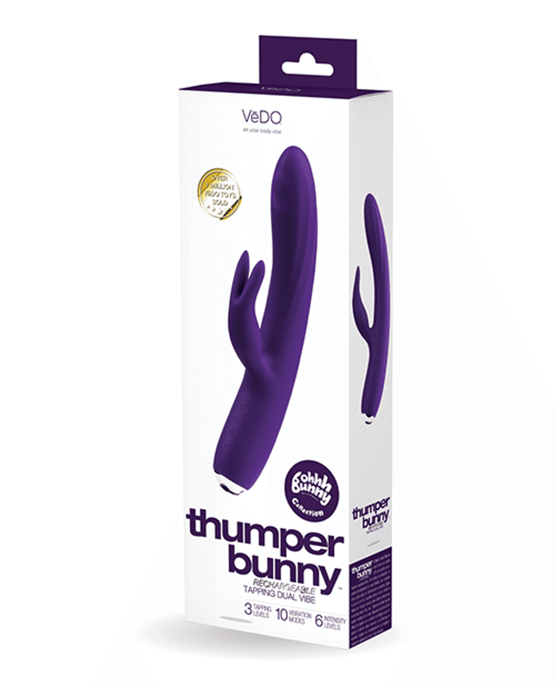 Vedo Thumper Bunny Deep Purple – Rechargeable Vibrator