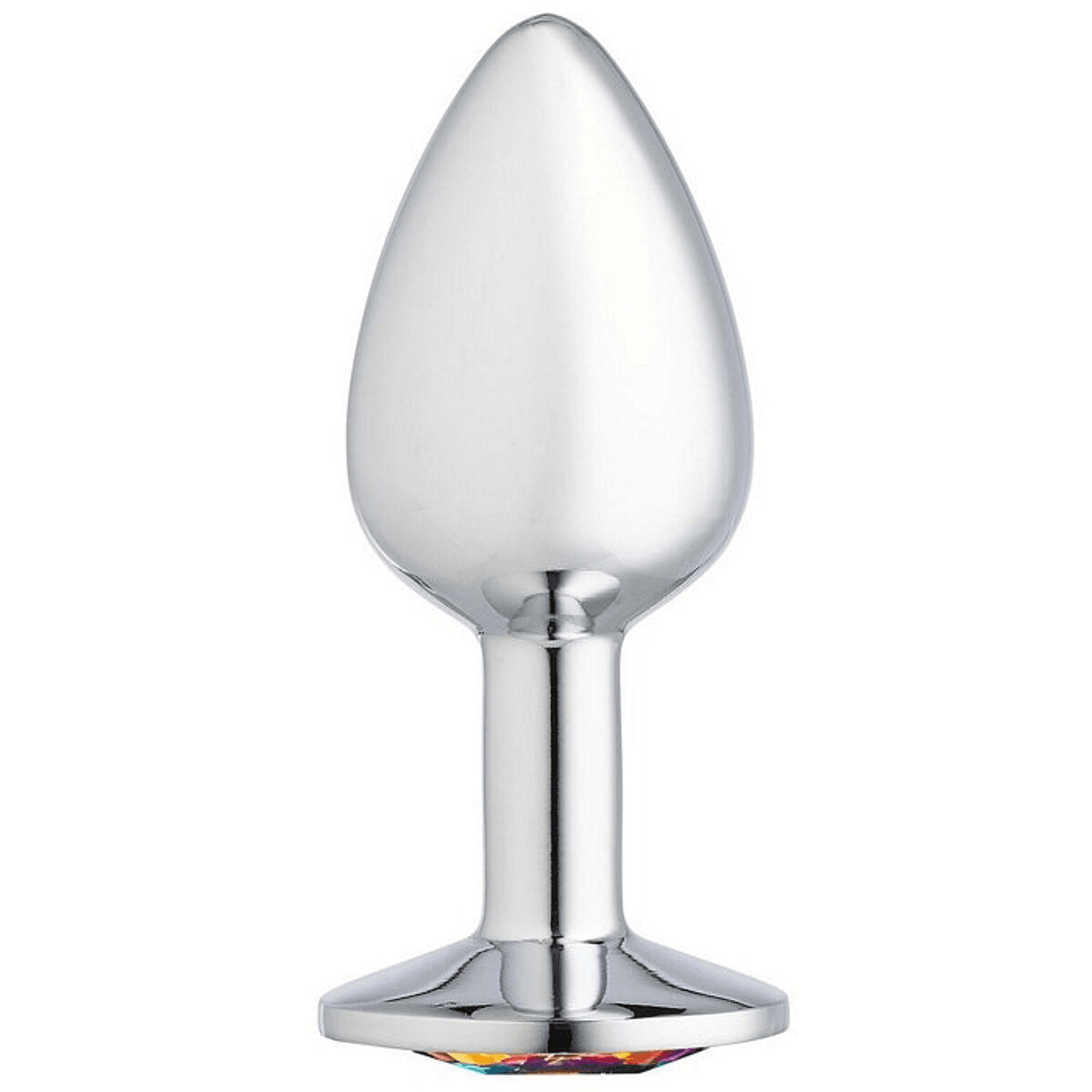 Cloud 9 Gems Silver Chromed Small Anal Plug