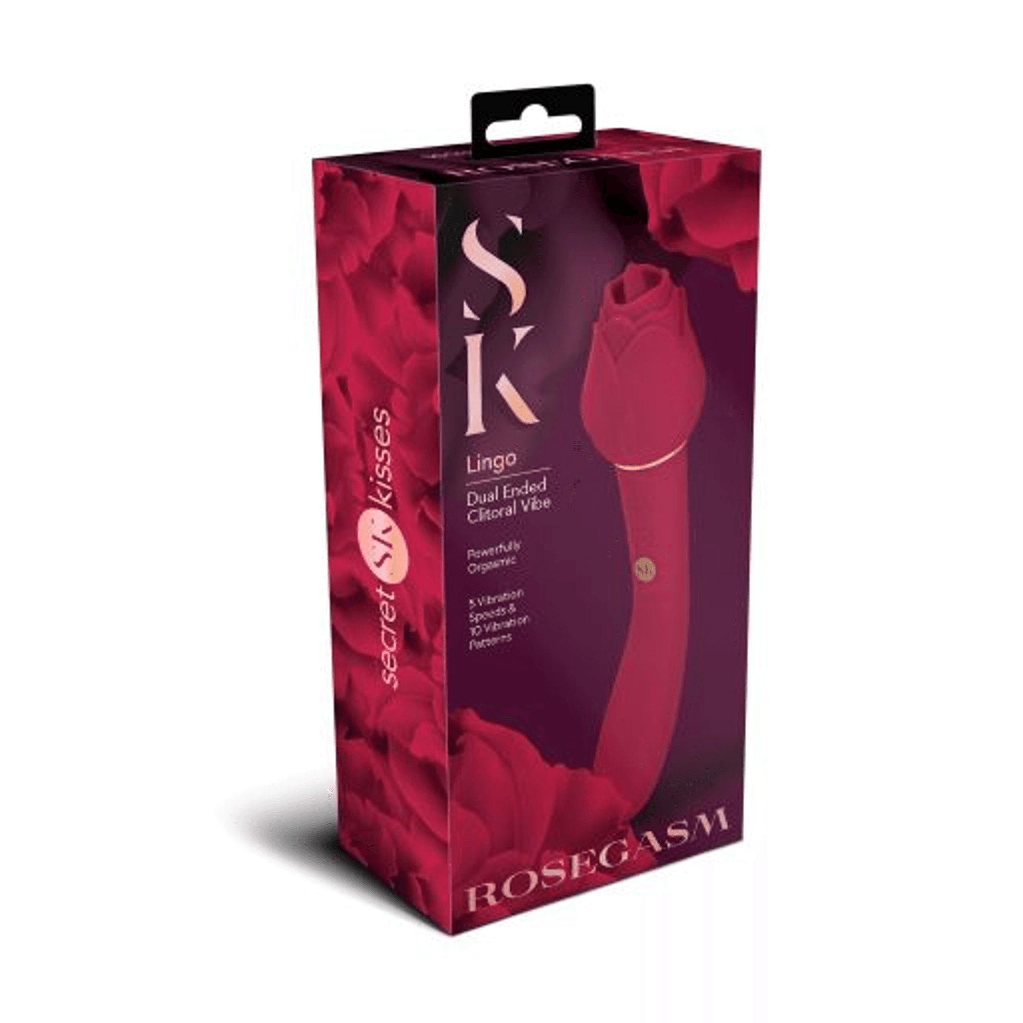 Secret Kisses Rosegasm Lingo Rechargeable Rose Vibe