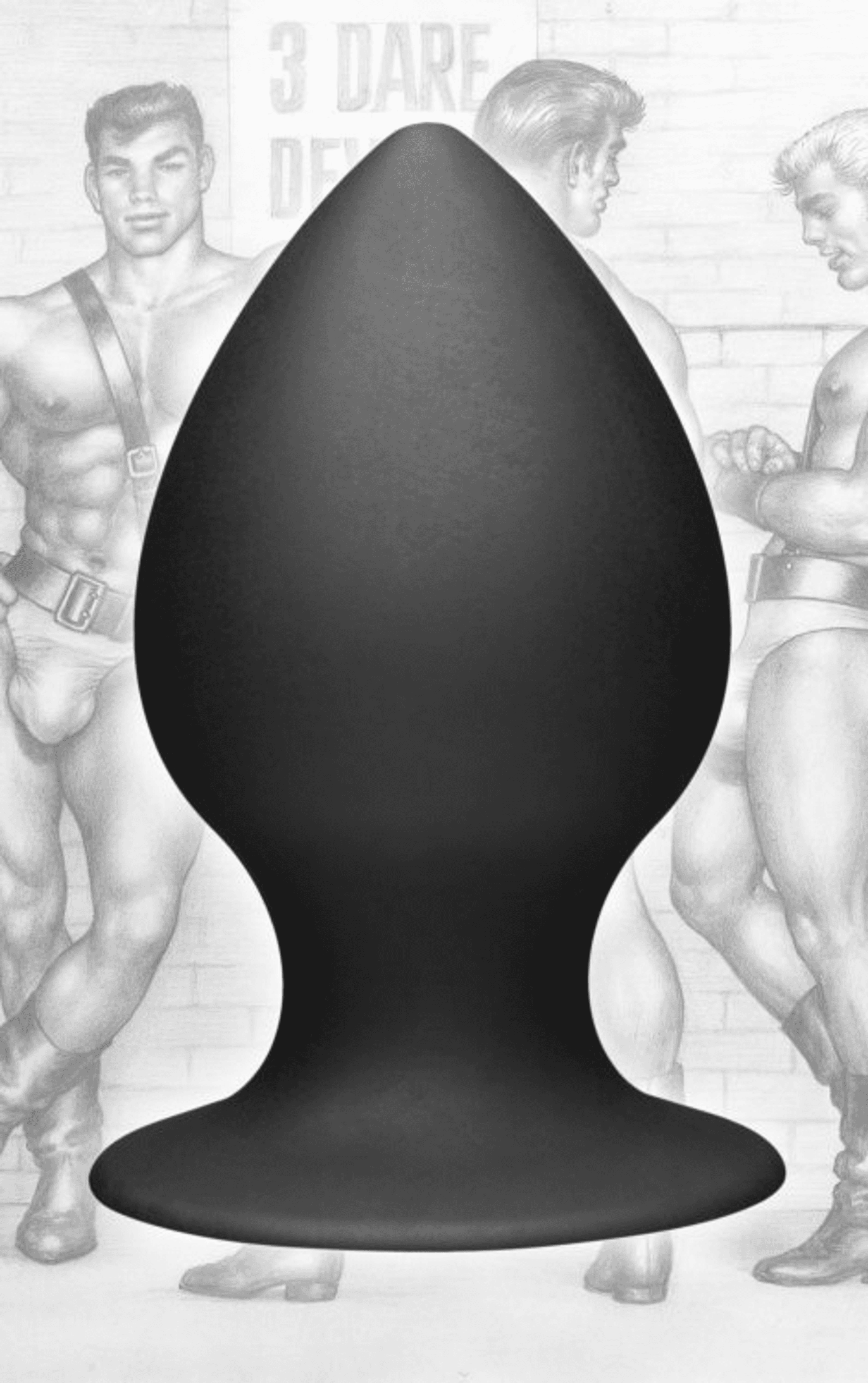 Tom of Finland Anal Plug XL Silicone P-Spot Plug